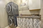 Laundry Room with Large Capacity Washer and Dryer